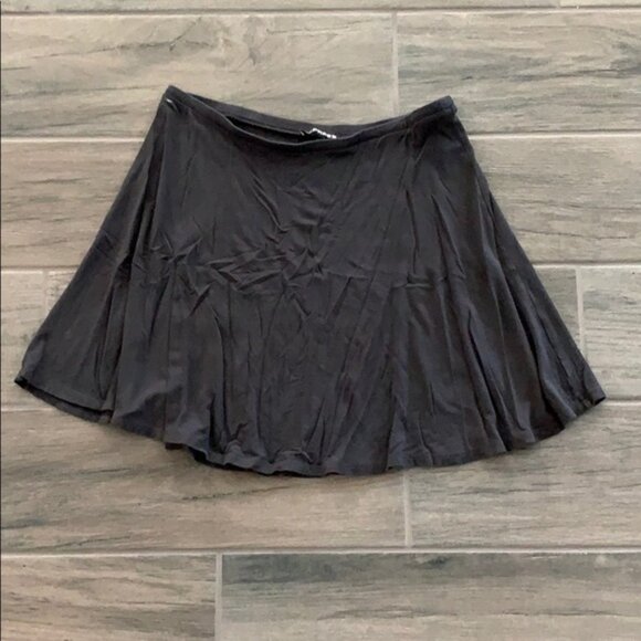 Express dark gray skater skirt - Picture 1 of 5